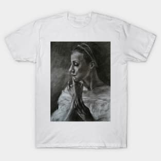 Portrait of a ballerina T-Shirt